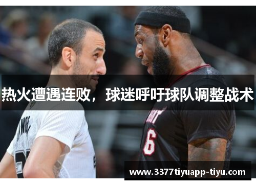 热火遭遇连败，球迷呼吁球队调整战术